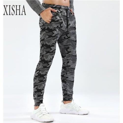 2020 Camo Jogging Pants Men Sport Gym Sweatpants Running Pants Men Fitness Jogers Football Trousers Bodybuilding Trackpants