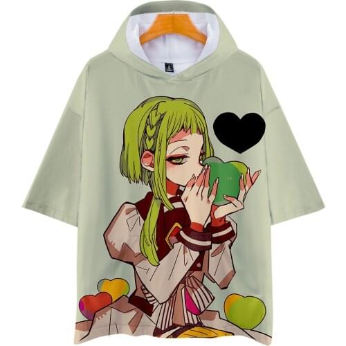 2020 Fashion Anime Toilet-bound Jibaku Shounen Hanako-kun Cosplay Costumes Nene Yashiro T-shirt 3D Print Funny Costumes Tshirts