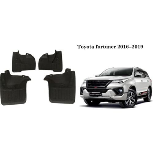 Car Mud Flaps Splash Guard for Toyota fortuner 2016-2019 Mudguard Fender 4PCS/Set