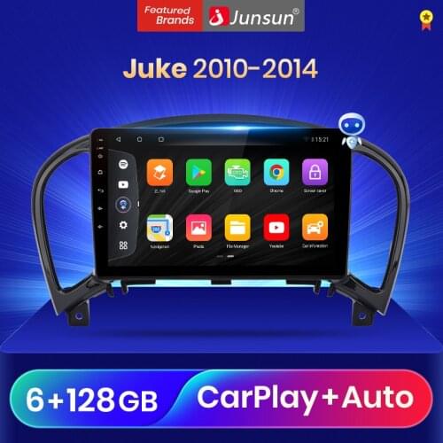 Junsun V3Pro Qualcomm Voice Control Android 10 Car Radio Multimedia Player For Nissan Juke YF15 2010-2014 CarPlay Auto 2Din