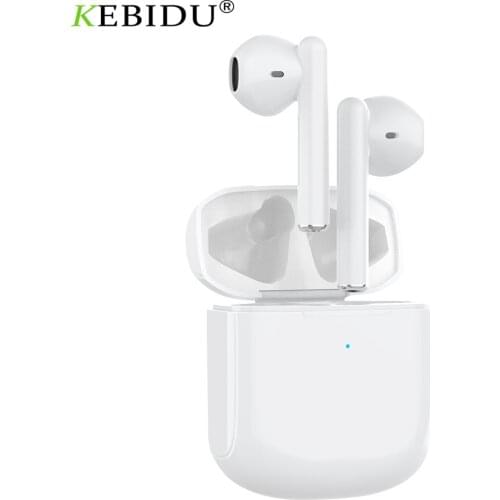 Kebidumei Bluetooth Headset TWS Earphone Sports Semi-in-Ear Stereo Waterproof Wireless Headset For All Smart Phone