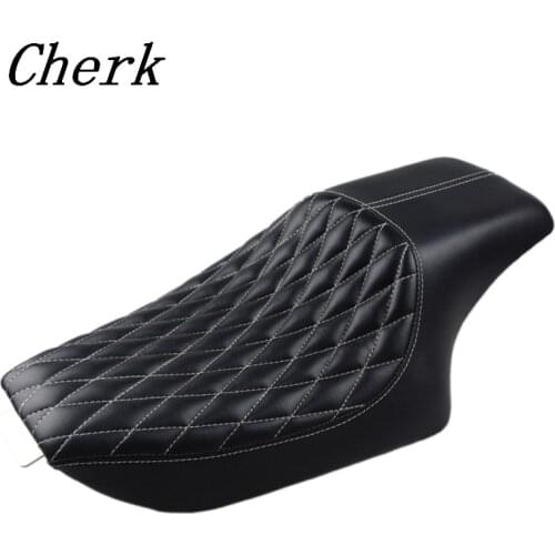 Black Motorcycle Driver Front Rear Passenger Seat Two Up Seat For Harley Sportster XL883 1200 X48 2004-2016