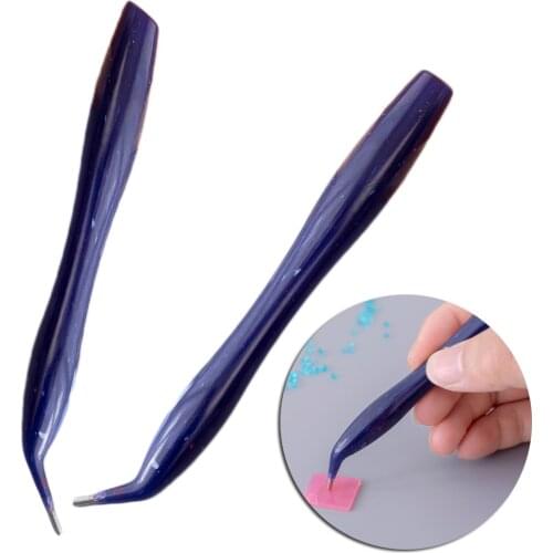5D Diamond Painting Tool Accessories Angled Tip Resin Crystal Point Drill Pen for Diamond Embroidery Adults and Children Gift