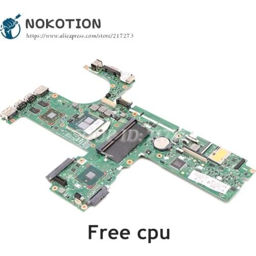 NOKOTION for HP Probook 6450B 6550B Laptop motherboard 6050A2326701-MB-A02 613298-001 HM57 DDR3 HD4500 GPU free cpu