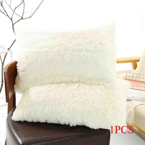 Soft Fur Plush Cushion Cover Pillowcase Home Decor Pillow Covers Living Room Bedroom Sofa Decorative Pillows Cover 50*70cm New