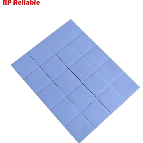 Crazy Promotion! 20x 20mm*20mm*2.0mm Soft Silicone Heat Transfer Pads Mat for LED Laptop Graphic Cards GPU PC Cool Solution