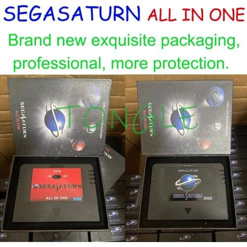 NEW-ALL-IN-1 Cartriage Action Replay Card with Direct Reading 4M Accelerator Goldfinger Function 8MB Memory for Sega Saturn