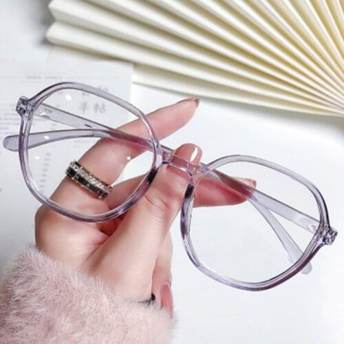 2021 New Anti-blue Light Polygonal Framewomen Man Retro Reading Glasses Unisex 0,-1.0,-1.5,-2.0,-2.5,-3.0,-3.5,-4.0 To -6.0