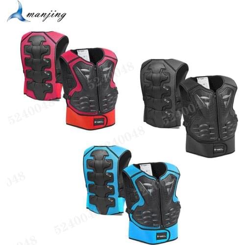 4-16years Motorcycle racing care armor Children full body protect suit Vest sports knee elbow Gear set Kids playing armour