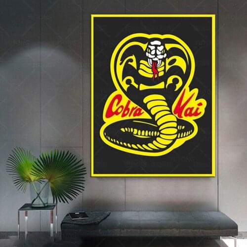 Cobra Kai Poster Karate Do Hot Tv Shows Canvas Painting poster and print Cool Wall Art room home Decor frame