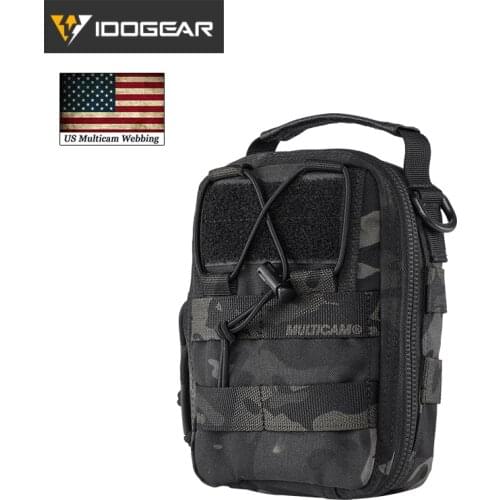 IDOGEAR First Aid Pouch Tactical Molle Pouch Tactical Waist Pack Camping Climbing Waterproof Travel First Aid Kits