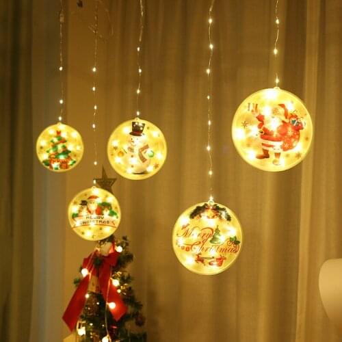 Led String Light Room Decoration Accessories Christmas Hanging Lights Usb Plug Holiday Lamp Merry Christmas Led Lamps For party