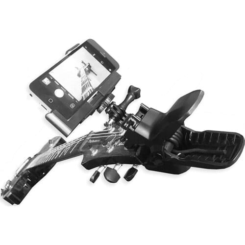 Clip Mount Holder for Mobile Phone for Gopro Action Cameras - Close Up Home Recording Accessories Guitar Ukulele Clip Clamp