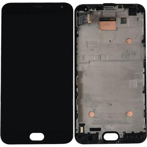 5.7" AMOLED Display for Meizu Pro5 Pro 5 LCD Display Touch Screen Digitizer Glass Panel Sensor Replacement with Frame Assembly