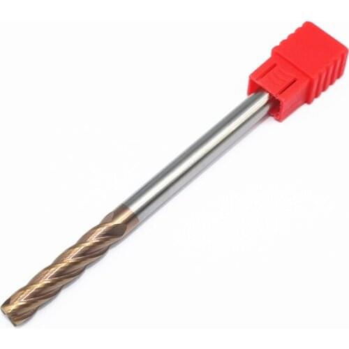 1PCS HRC60 6mm Solid Carbide Endmills ENDMILL D6X24LXD6X100L 4 Flute Standard Length Side milling Slotting Profiling face mill