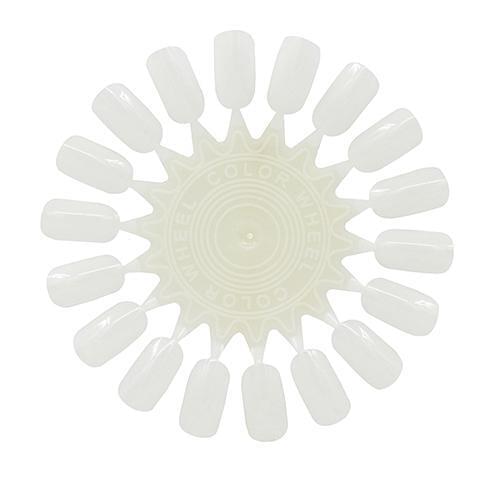 10 Pcs 18 Tips Display Plastic Nail Art Polish Gel Palette Round Shape Wheels