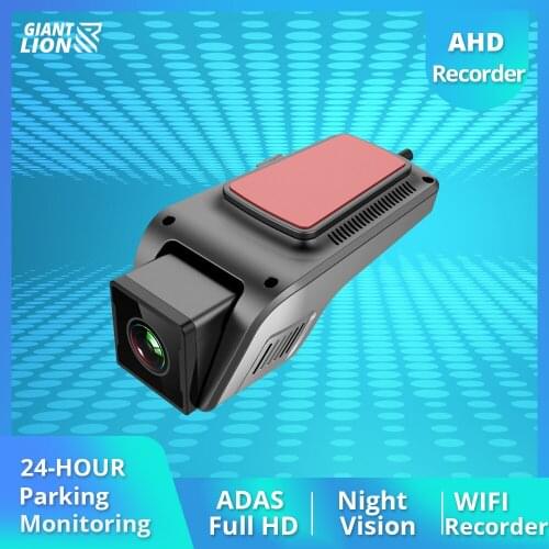 1080P HD Car DVR Camera Android USB Car Video Recorder Camcorder Hidden Night Vision Dash Cam 170° Wide Angle Registrar