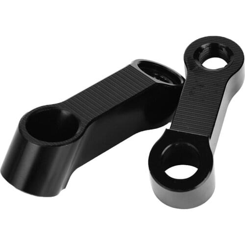 2pcs 10mm 8mm Motorcycle Rearview Mirror Adapter Kit Right/Left Riser Mount Extender For Most Motorcycles And Electric Vehicles