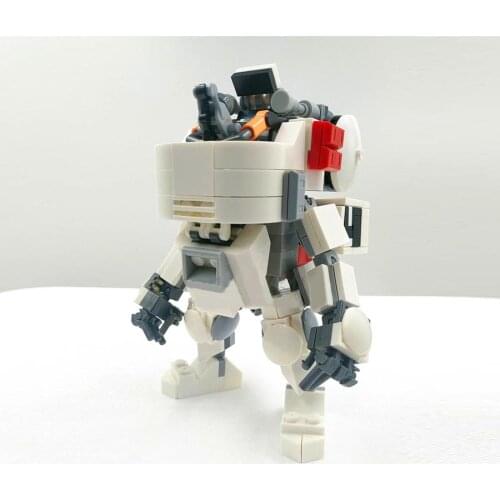 279Pcs 14cm MOC Transporter Mecha Model Assembly Mecha Bricks Toy DIY Building Block Stem Toy