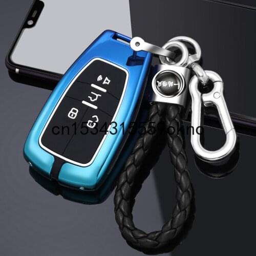 Car Key Case Cover Shell Fob For BAIC D50 X55 X65 m50f s50 2019 eu5 bj40 Accessories Key Case For Car