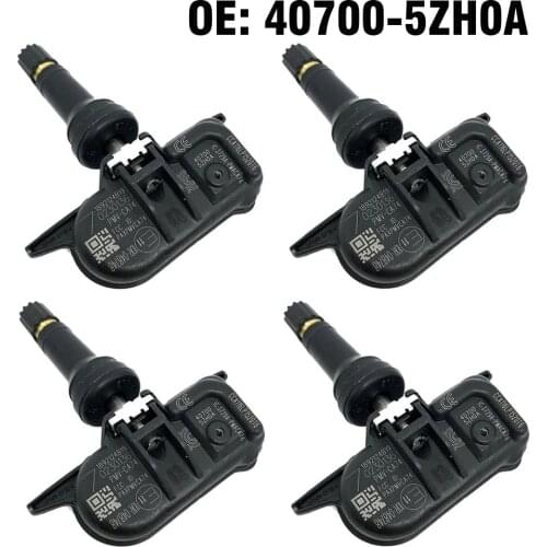 4PCS Car Tire Pressure Monitor Sensor TPMS 433MHZ For Nissan Micra K13 Nissan Patrol VI 40700-5ZH0A PMV-CA74 40700-3HN0B