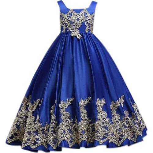 Kids Bridesmaid Flower Girls Dress For Girls Princess Dress Children Wedding Party Dress Teenage Girls Clothing 10 11 12 14 Year