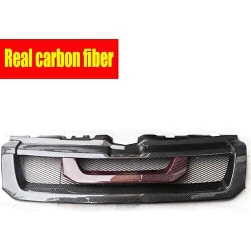 For Land Rover Range Rover Evoque 2012 2013 2014 2015 2016 Real carbon fiber Black Front Grille Mesh Grill Vent Trim