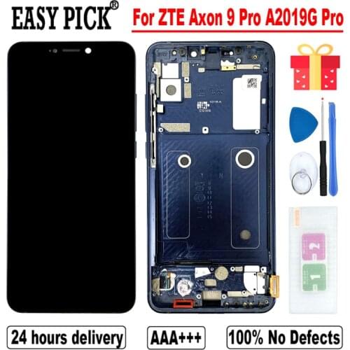 For ZTE Axon 9 Pro A2019G Pro LCD Display Touch Screen Digitizer Assembly Free Tools