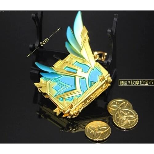 Game Genshin Impact Venti Magic Book Cosplay Metal Props Xiao Mask Acrylic Keychain Xmas Pendant Halloween Kids Toys Anime Gift
