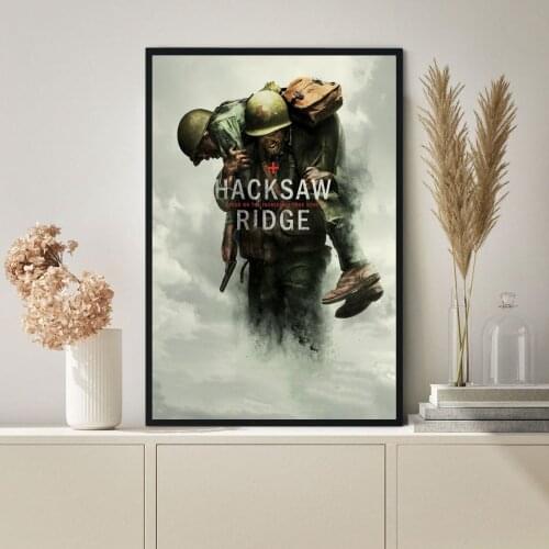 Hacksaw Ridge Movie Poster Canvas Print Wall Painting Home Decoration