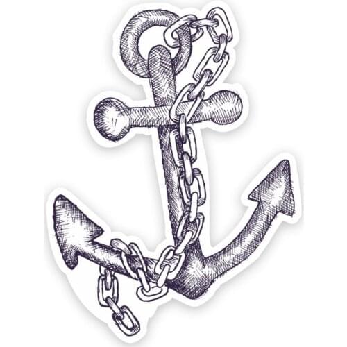 Classic Sailor Anchor Sticker Plane Extreme