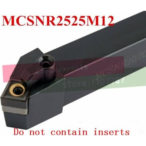 MCSNR2525M12 CNC Turning Lathe Machine Tools Lathe Cutting Tools 45 degrees External Turning Tool Holder 25*25*150mm
