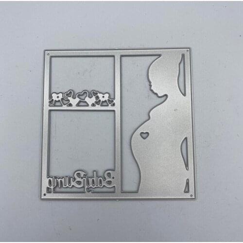Metal Cutting Dies Stencils Pregnant woman for DIY Album Paper Card Decorative Craft Die Cuts