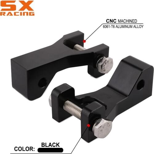 Motorcycle CNC Black Aluminum Front Lowering Kit Adjustable For KAWASAKI KFX450R KFX 450R Original stock A-Arms Only