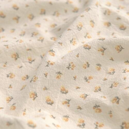 Washed Cotton Linen Fabric By The Yard For Children Clothes Dress Shirt Sewing Fabrics For Patchwork Needlework DIY Material