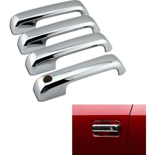 NEW-ABS Chrome Outside Polished 4 Door Handle Cover for Ford F-150 2015-2019 Without Smart Keyhole Car Accessories
