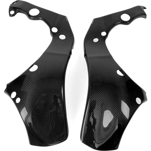 For KAWASAKI NINJA ZX10R Carbon Fiber Fairing Frame Cover Panel Protectors Guard 2011-2014 2015 2016 2017 Motorcycle accessories