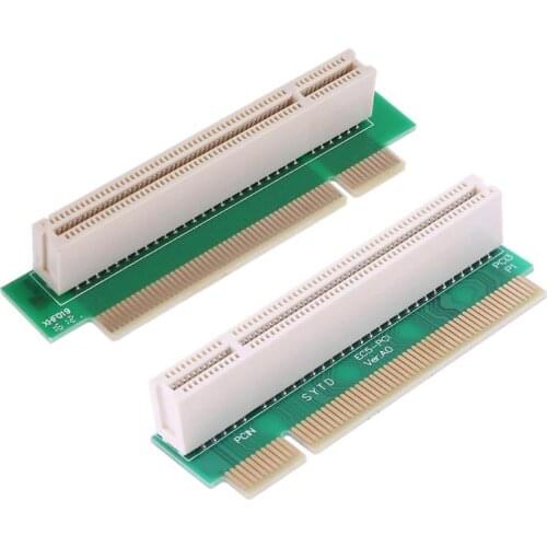 Forward/Reverse PCI Male to Female 32Bit 90 Degree Right Angle Riser Extension Card Adapter For for 1U PCI Chassis computer case