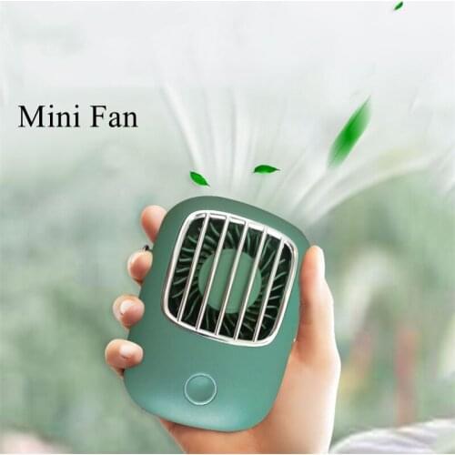 USB Mini Portable Fans Rechargeable Electric Bladeless Handheld Air Conditioner Air Cooler Personal Fan for Eyelash Travel