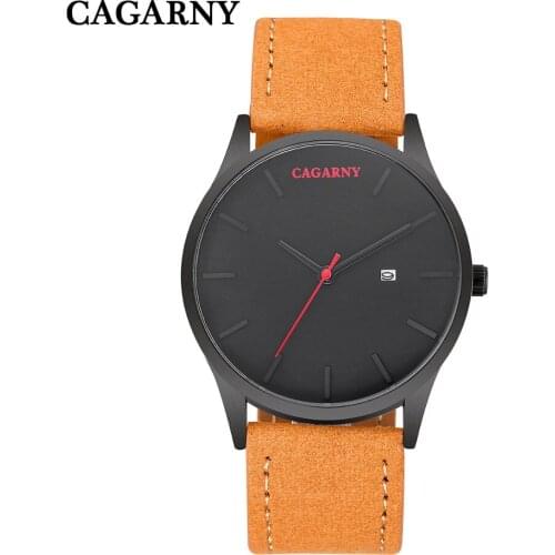 Reloj Hombre 2017 CAGARNY Quartz Watch Men Watches Top Brand Luxury Famous Wristwatch Male Clock Wrist Watch Quartz-watch