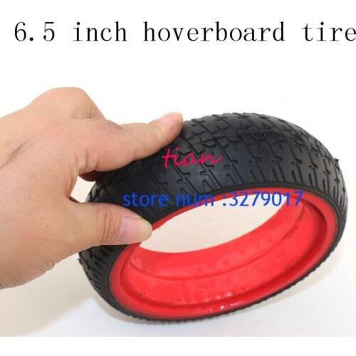 Made in china 6.5 inch tire solid tyre for selectable for 6.5" Hoverboard Self Balancing Electric Scooter motorcycle part