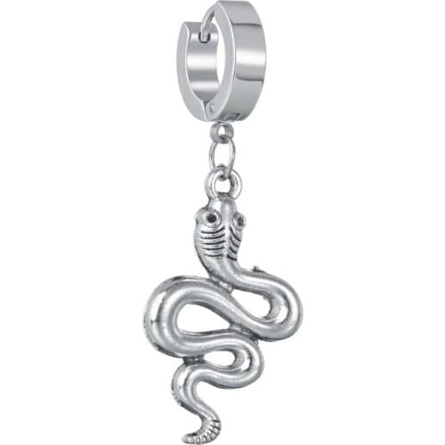 Snake Earrings for Women Girls Drop Dangle Vintage Ear Studs Teens Charm Gift Accessories Party Jewelry Punk Rock Style