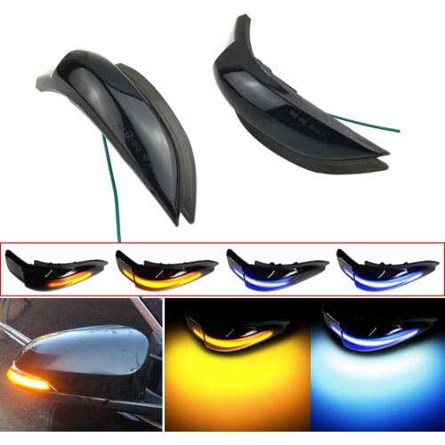 LED Turn Signal Light For Toyota Corolla Camry Prius C Avalon RAV4 Dynamic Rearview Mirror Blinker Sequential Indicator