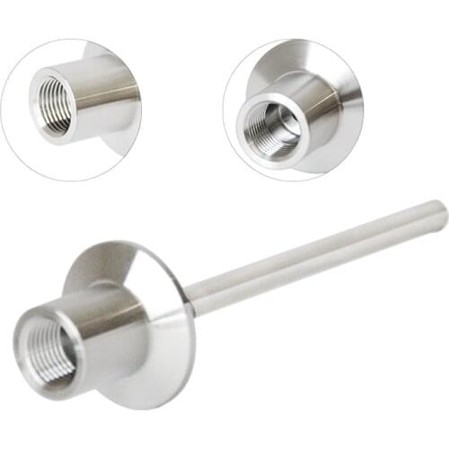 Thermowell,1.5" TC x 6 Length Stem With 1/2" NPT Female Thread Stainless Steel SS304