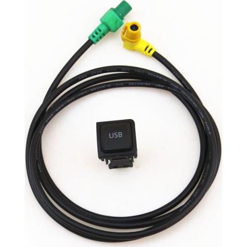 READXT USB Switch Interface USB Socket Adapter+Cable Plug For Golf 5 MK5 6 MK6 Scirocco RCD510 RCD310 RNS315 5KD 035 726 A