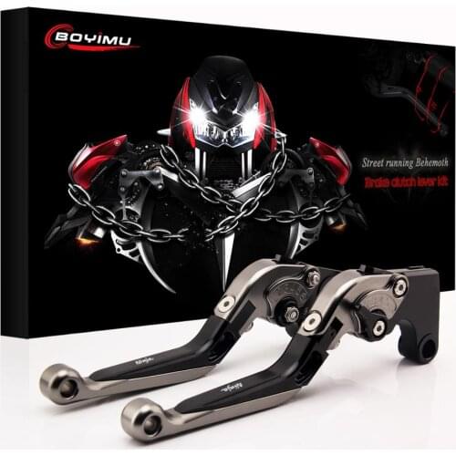 For KAWASAKI NINJA 300R NINJA Z300 (w and w/o ABS) Accessories Motorcycle CNC Folding Extendable Brake Clutch Levers 15 Color