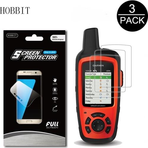 3Pack For Garmin inReach Explorer / Explorer+ Plus GPS Accessories Anti-Scratch Soft Screen Protector LCD Screen Guard Film