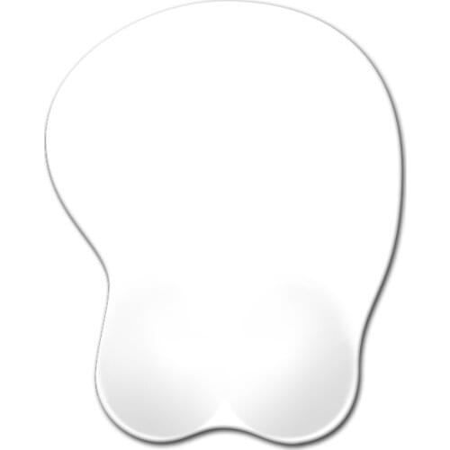 12pcs Custom 3D mouse pads with silicone gel wrist rest