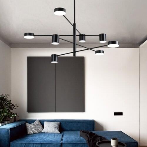 4/6/8 Heads Chandeliers For Kitchen Dining Room Bedroom Restaurant Office Hall Studyroom Indoor Home Lighting AC90-260V fixtures