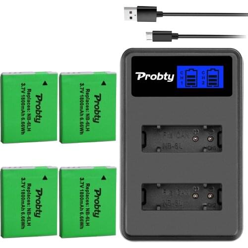 NB-6L 6LH Battery + charger for Canon IXUS 85 95 IS SX275 SX280 SX510 D10 S90 Powershot SX510 HS SX510 Powershot SX520 HS